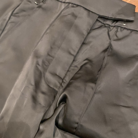 HOUSE OF CB / NWT Tansy Black Satin Trousers XS - Picture 6 of 6